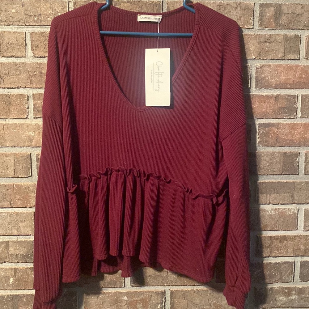 NWT boutique lightweight cotton top